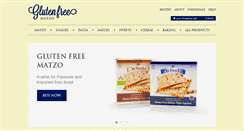 Desktop Screenshot of glutenfreematzo.com